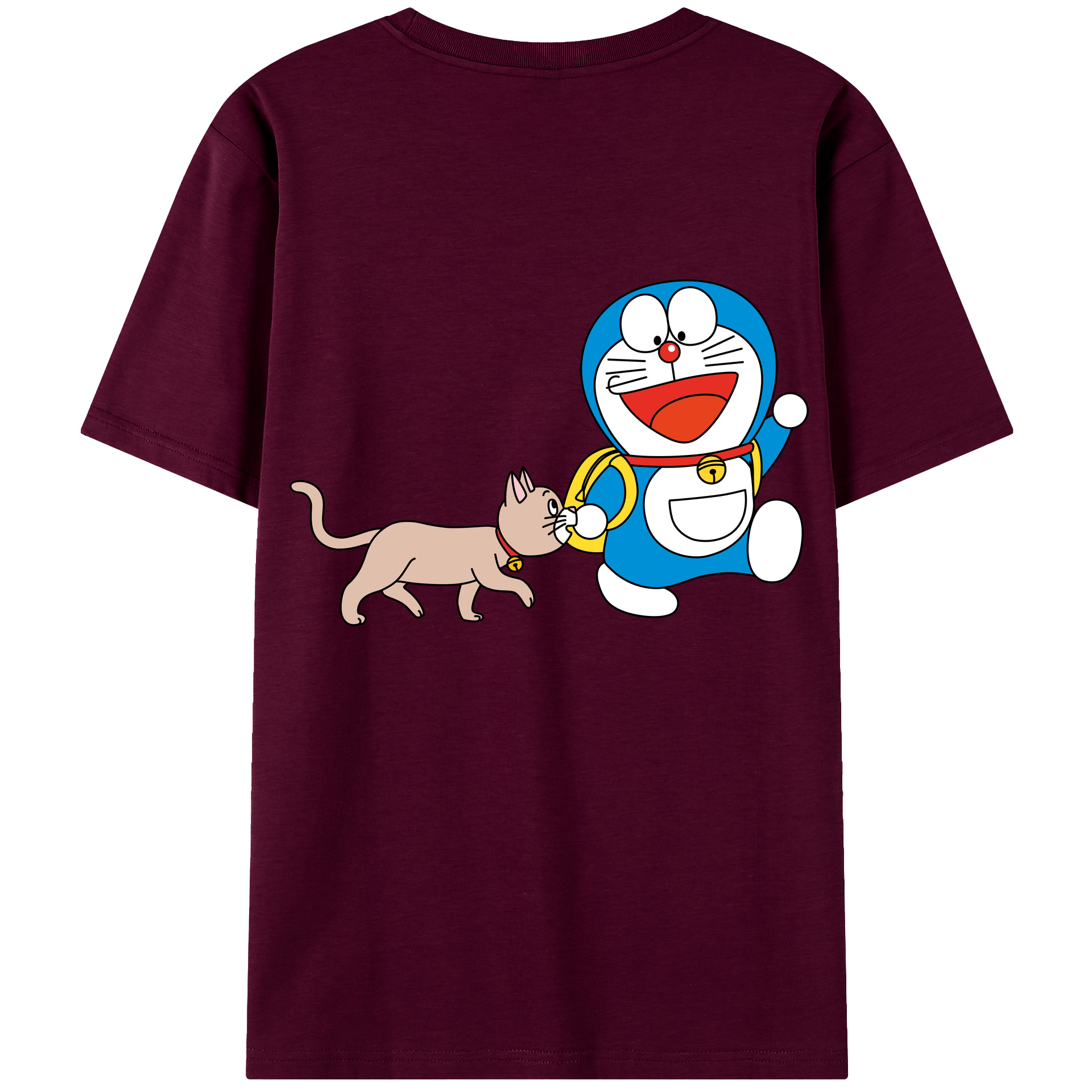 （画像用） ドラえもん Doraemon レディース半袖Tシャツ(バックプリント)